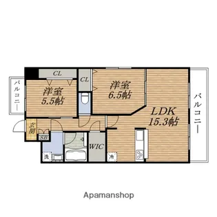 メゾンド江坂【1階】の間取り