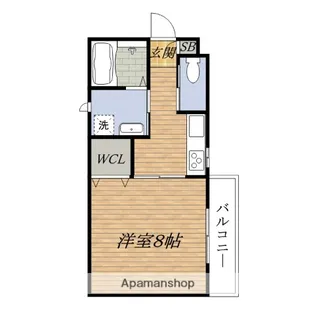 ヴィラ泉【1階】の間取り