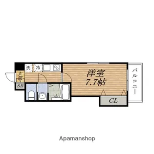 LUXE新大阪Ⅰ【2階】の間取り
