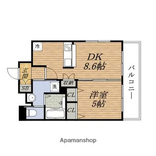 LUXE新大阪Ⅰ【5階】の間取り