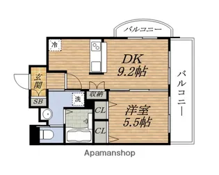 LUXE新大阪Ⅱ【3階】の間取り