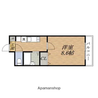 ビスタ穂波公園(旧 ジャン・プラス・ソック穂波公園Ⅷ)【2階】の間取り