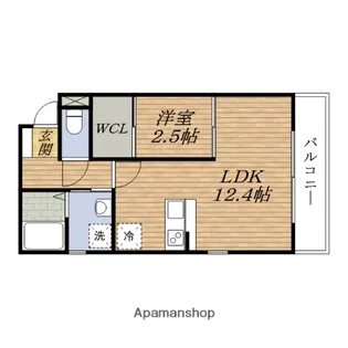 FOREST COURT SANPON【2階】の間取り