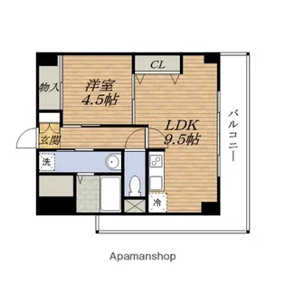 パークモダン新大阪【8階】の間取り