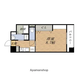 ラフィネ豊中南【4階】の間取り