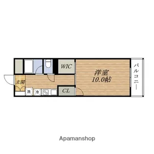 1Kの間取り画像