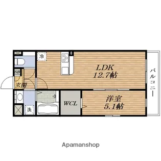 LE・CIEL・BLEU【2階】の間取り