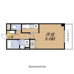 ラ・カーサベルデ【3階】の間取り