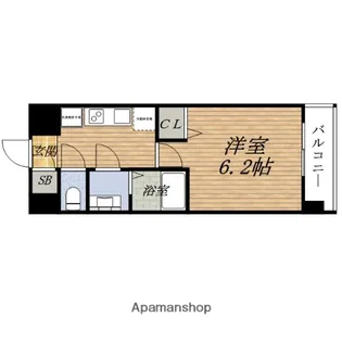 リッツ新大阪【12階】の間取り