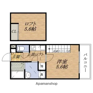 アヴェニール泉町【1階】の間取り