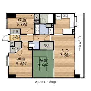 エステムコート新大阪4パークフロント【13階】の間取り