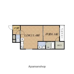 大阪府大阪市東淀川区豊里6丁目【アパート】の間取り