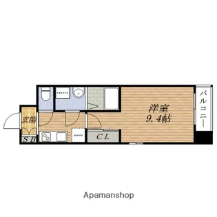 FLAT34新大阪南【7階】の間取り