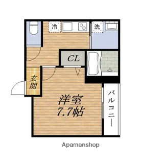 フジパレス新高Ⅲ番館【3階】の間取り