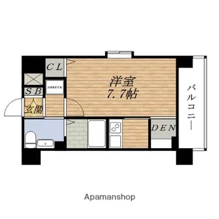 W.O.B.MIKUNI【6階】の間取り