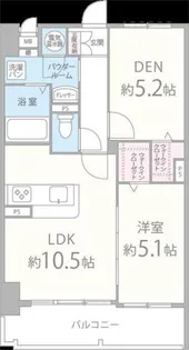 メゾンクラウン鷺洲【8階】の間取り