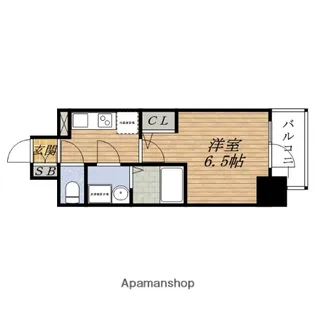 エスリード新北野グランリンク【4階】の間取り