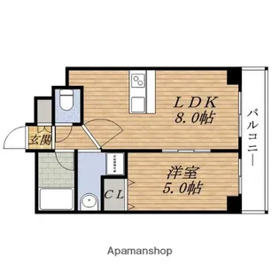 CITY SPIRE十三東(インボイス十三東レジデンス)【8階】の間取り