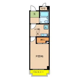 ブライトンヒルズ箕面【2階】の間取り