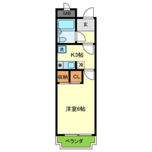 ブライトンヒルズ箕面【2階】の間取り