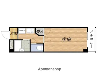 1Kの間取り画像