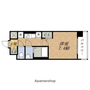 大阪WESTレジデンスⅡ【8階】の間取り