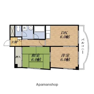 イーストハイム21【1階】の間取り