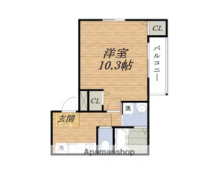 フジパレス井高野駅西Ⅱ番館【303号室】の間取り