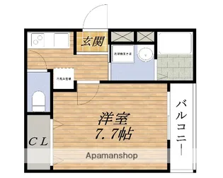 フジパレス下新庄駅東Ⅲ番館【2階】の間取り