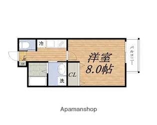 ワコーレヴィータ江坂WEST【3階】の間取り