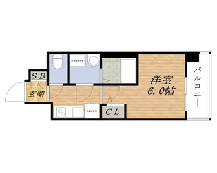 エスリード新大阪グランゲートサウス【2階】の間取り