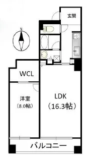 ブラービ南船場【3階】の間取り