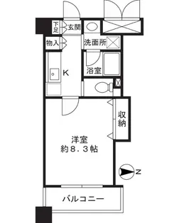 エスト茨木【7階】の間取り