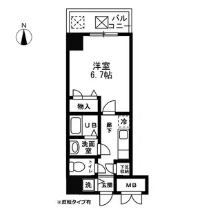 シャルマンフジ大阪城南【9階】の間取り