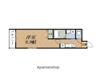 フジパレス北公園Ⅱ番館【3階】の間取り