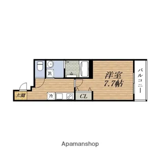 フジパレス吹田朝日が丘Ⅱ番館【2階】の間取り