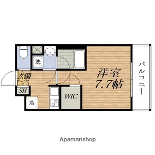 ウェルスクエア豊中服部【2階】の間取り