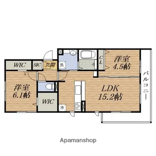 大阪府吹田市垂水町1丁目【アパート】の間取り