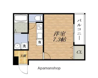 フジパレス庄内東町【3階】の間取り