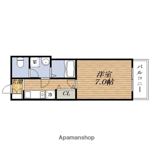 グランカーサ緑地公園【1階】の間取り