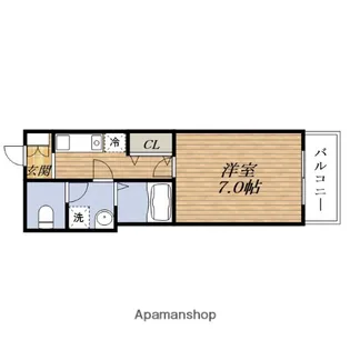 グランカーサ緑地公園【3階】の間取り