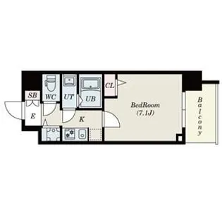 S-RESIDENCE天満Gracis【504号室】の間取り