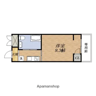 ピアスアパート【1階】の間取り