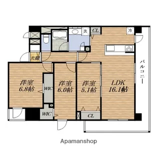 大阪府豊中市新千里南町2丁目【マンション】の間取り