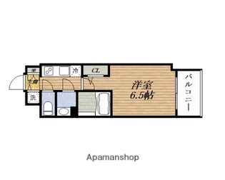 エスリード新北野アーデル【5階】の間取り