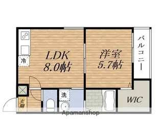 フジパレス上新庄駅北Ⅲ番館【2階】の間取り