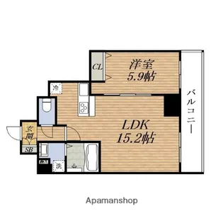 大阪府吹田市垂水町3丁目【マンション】の間取り