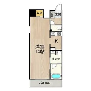 グランツ西大橋【11階】の間取り