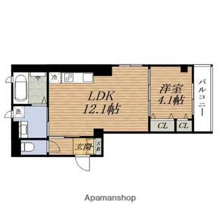 VERBENA(ベルベーナ)仮称)木川東2丁目ハイツ【2階】の間取り