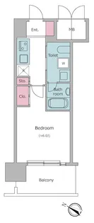 J.GRAN COURT京町堀【11階】の間取り